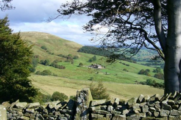 The hills to the north of Hurst Green.